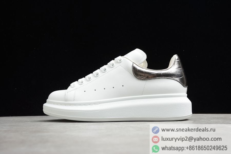 Alexander McQueen Sneaker Silver 553770 WHTQ49182 Unisex Shoes